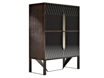 PRISMA - Wooden highboard with doors by Capital Collection - view 2